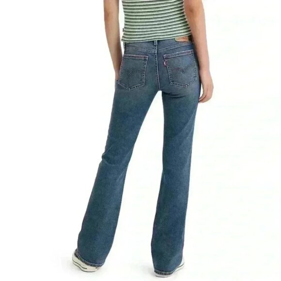 Levi’s Super Low Rise Bootcut Jeans Size 11 Medium Wash - Picture 9 of 10